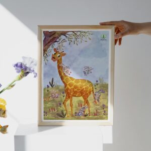 Giraffe & Bunnies